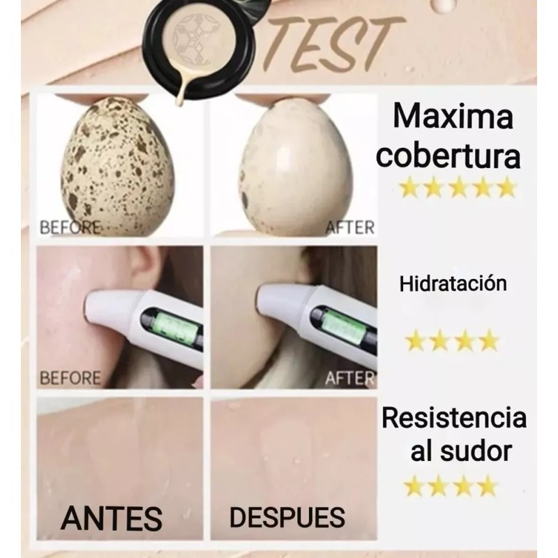 Moinsture Cushion Chafful Maquillaje Alta Cobertura Tono 01 Ivhory Sunisa