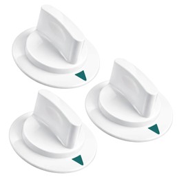 FrigeSwift WE1M652 Dryer Timer Knob 3 Pack for GE Hotpoint Dryers