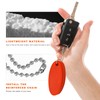 BWBWND 2 PCS Floating Keychain, Oval Foam Float Key Rings