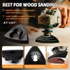 136Pcs Oscillating Tool Sanding Pad Kit, Contains 6Pcs Triangle Sanding