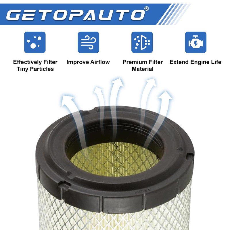 GETOPAUTO P828889 & P829333 Air Filters Set Compatible with Fleetguard