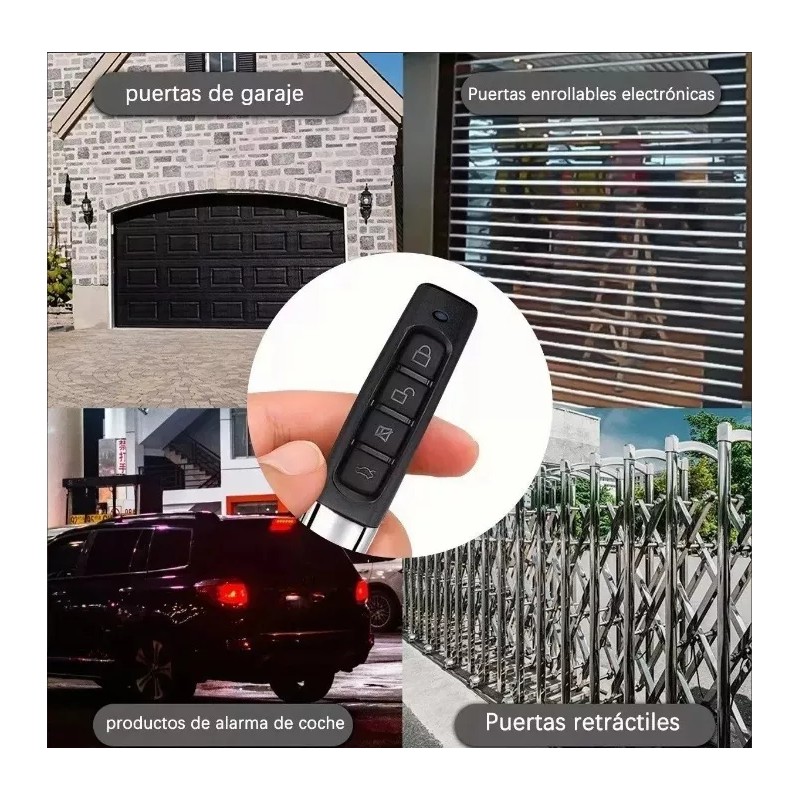 MU Control Remoto Para Porton Electrico Automáticas 433/315mhz