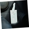 COLLBATH 3pcs Cylinder Tissue Box Round Tissues Container for Car
