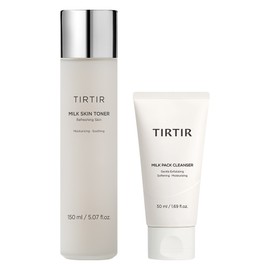 Tyrtir TirTir Milk Skin Toner 150ml + Milk Pack Cleanser 50ml / 티르티르 밀크 스킨 토너 150ml + 밀크 팩 클렌저 50ml