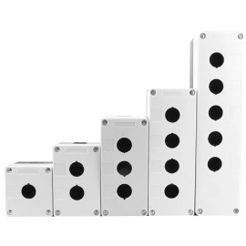Yuco 22mm Push Button Control Switch Station Box 1-Hole 2-Hole 3-Hole 4-Hole 5-Hole - 5-Hole, YC-ENC-5