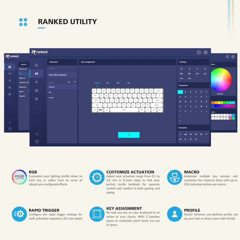 Ranked Master M65 HE 65% | Rapid Trigger Technology |