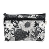 W Zipper Pouch, Liberty, Made in Japan, Dunclair Black