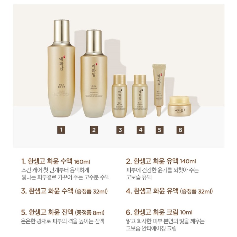 The Face Shop Yehwadam Hwansaenggo Hwayun 2-piece special set /