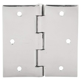 s siskcon 3.5 inch Door Butt Hinges Stainless Steel Set of 3 Mirror 32 Indoor Outdoor Nrp Security pin Lock Residential Commercial Gates 1 inch = 25mm - Pack of 2