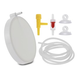 CAPASTEC Fish Tank Bubblers Air Stone, Nano Air Disk Stone, Oxygen Diffuser for Air Pump, Air Stone Aquarium Kit, 3.94 Inch, 1 Set