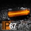 NSLUMO Sequential Amber Led Side Mirror Turn Signal Lights for