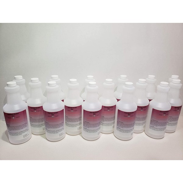 ISOPROPYL ALCOHOL 99% STRENGTH - 4 GALLONS PACKED IN 16 - 32 oz. BOTTLES- 100% Pure