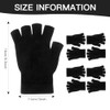 Fingerless Gloves For Womens Black Fingerless Gloves Men Half FingerGloves