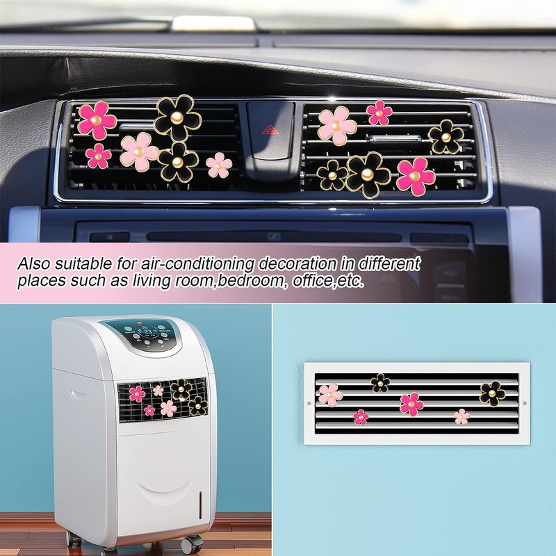 6 Pieces Cute Daisy Flower Air Vent Clip Air Conditioning