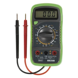 Sealey Mm20Hv Digital Multimeter 8 Function with Thermocouple Hi-Vis