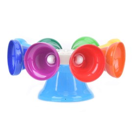 Exquisite with Plastic Rod Metal 8-Note Orf Instrument, 8-Note Music Bell, for Children and Parents Coordination Ability