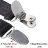 Azarxis Elastic Mitten Gloves Clips Stainless Steel Grip for Toddler