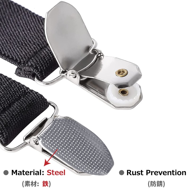Azarxis Elastic Mitten Gloves Clips Stainless Steel Grip for Toddler