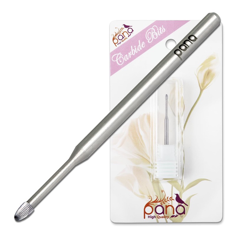 PANA 3/32" Carbide Cuticle Nail Drill Bit for Cuticle Cleaning,