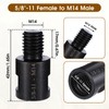 Angle Grinder Adapter, 2 Pcs Angle Grinder Attachment Converter 5/8"-11