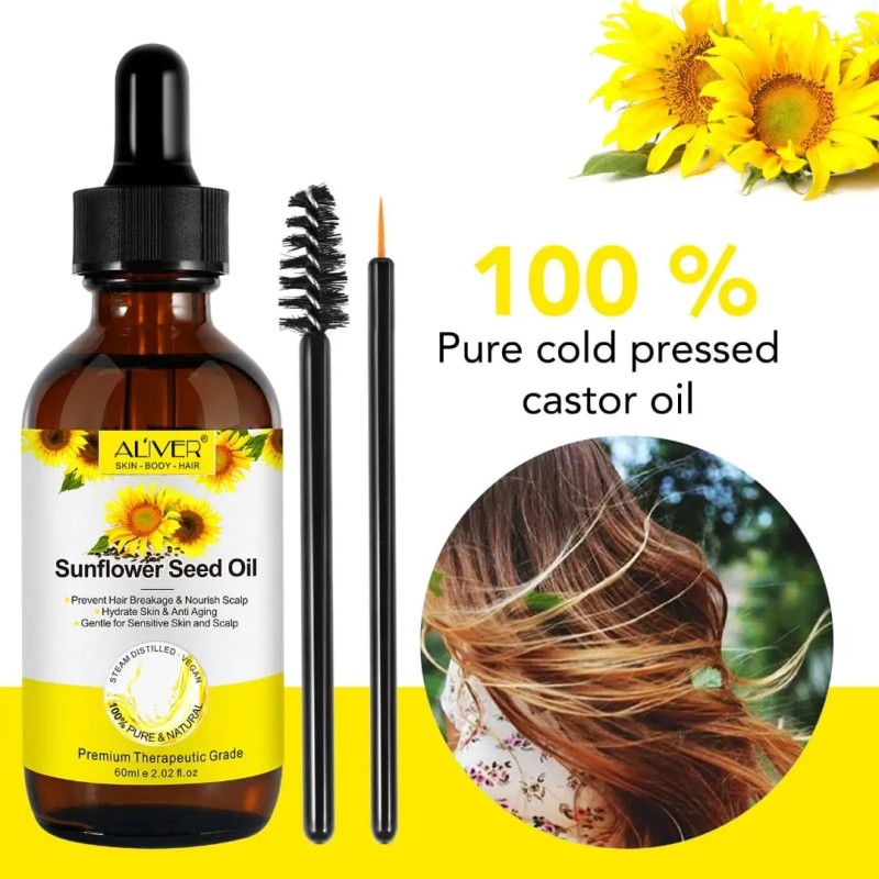 Aceite Semilla Girasol Hidratante Facial Corporal + Capilar Semilla De