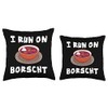 Borscht Beet Soup Gift Russian Beetroot Polish Throw Pillow