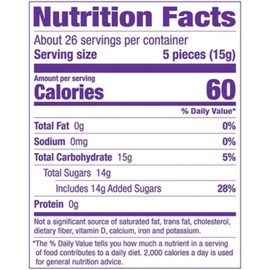 Large Conversation Hearts, Valentine’s Day Candy, Assorted Fruit Flavored Hard Candies, Party Favors, 2 Pack, 5 Ounces