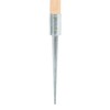 L-Shape Impact Ground Sleeve for Round Wood Posts Dimensions 50