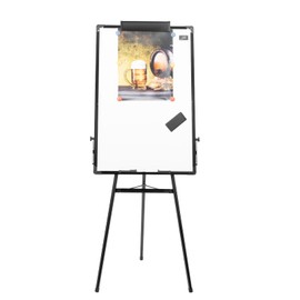 Stand Magnetic Whiteboard Easel,36"x24" Height Adjustable Dry Erase Board with Stand Large Aluminium Frame White Board for Teaching, Flipchart Standing Writing Board for Office,Home
