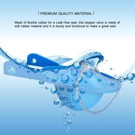 3 Inch Toilet Flapper Replacement，fit 3 Inch Opening Flush Valves Toilets，Compatible with Gerber 99-788, Lowes AquaSource: 1.28 GPF Toilets, 98923