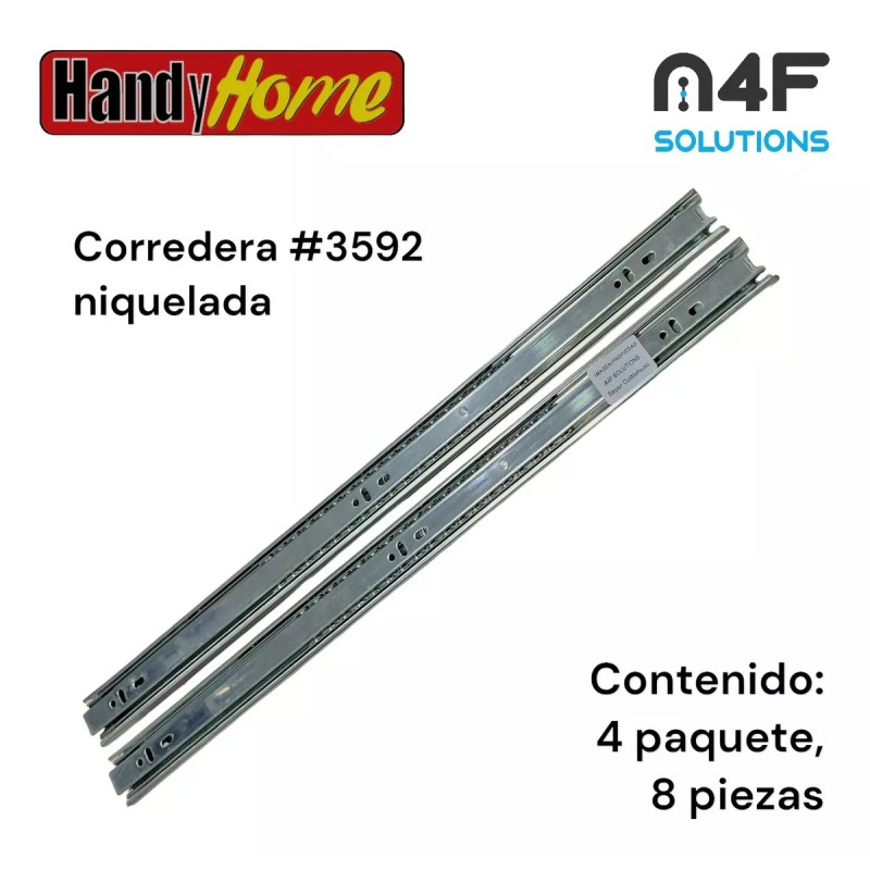 Handyhome Corredera Cajón Handy Home 55 Cm X 3.5cm 4paquetes