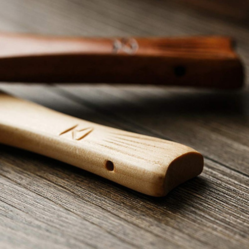 VOANZO 2 pieces fish-shaped wooden rice spoon, fish-shaped wooden rice