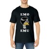 Emo Emu - Funny Metal Goth Emu Bird T-Shirt