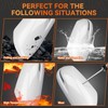 NH-883P Platinum White Pearl Side Mirror Covers Caps Compatible with