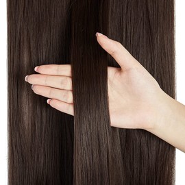 OMGREAT 23 Inch 7Pcs 16Clips Clip in Hair Extensions for Women Beauty Long Straight Thick Hair Extensions Ash Blonde Mix Bleach Blonde