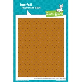 Lawn Fawn LF3452 Itsy Bitsy Polka Dot Background Hot Foil Plates