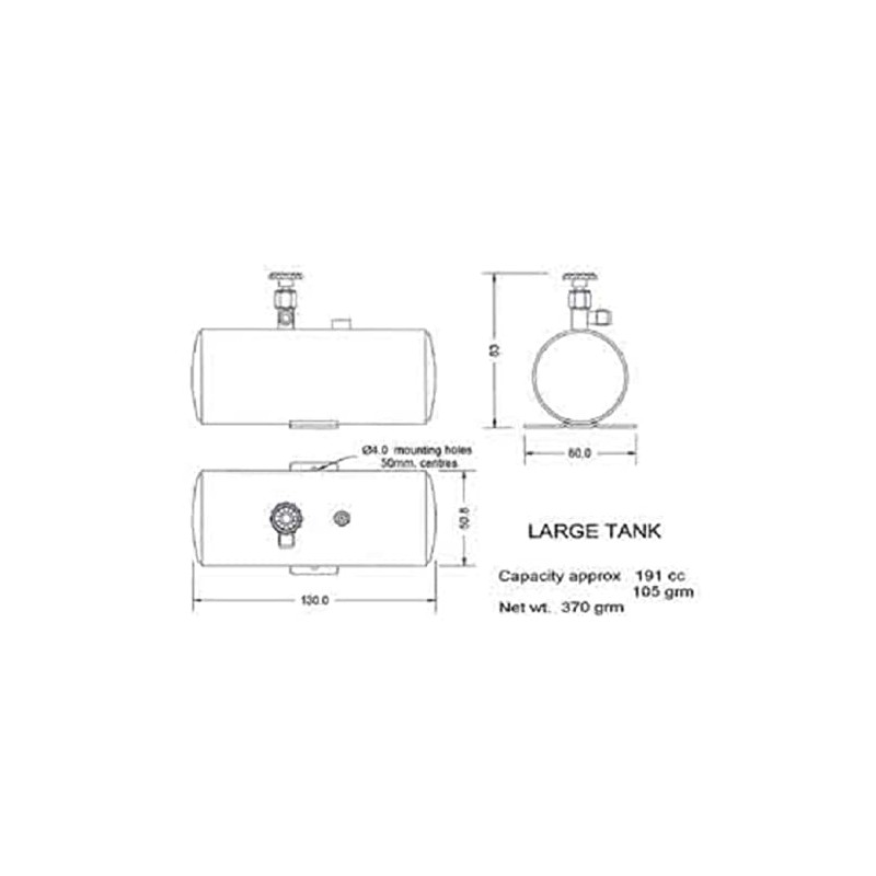 Refillable Gas Tank - Large