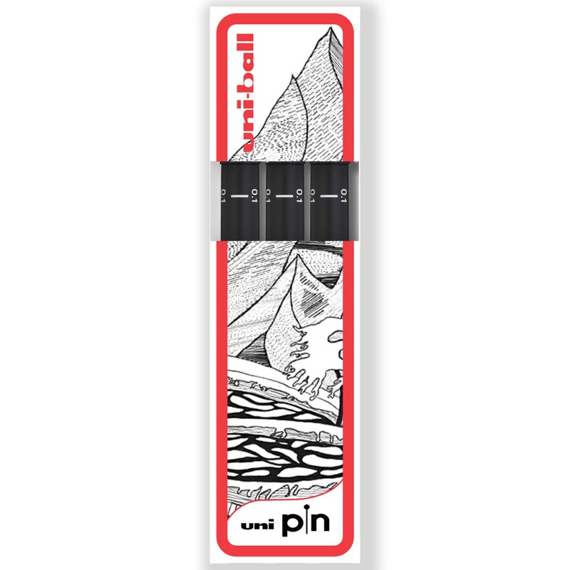 uni-ball PIN Fineliners | Black Fine Tipped Writing Pens |