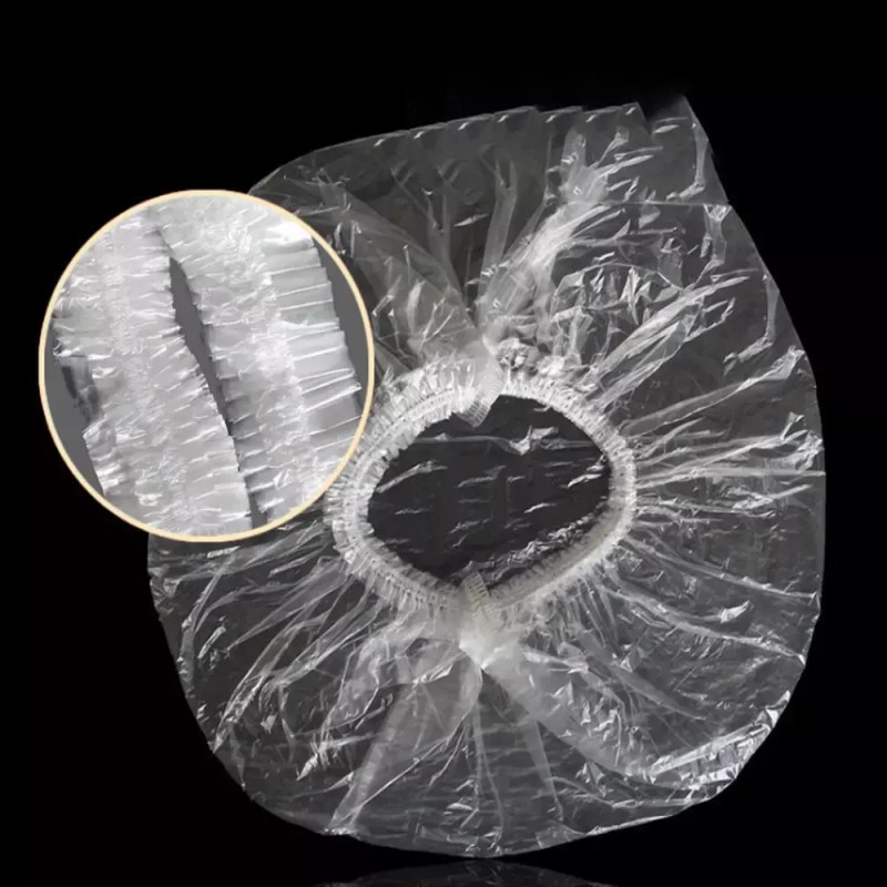 비닐 일회용 헤어캡 100개 Vinyl Disposable Hair Caps 100pcs