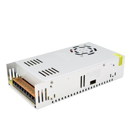 Weishuo DC 24V 15A 360W Universal Regulated Switching Power Supply AC 110V/230V to DC 24V LED Driver Transformer for LED Strip Light, LED Display, Industrial Automation