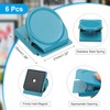 PATIKIL 31mm Magnetic Clips, 6Pcs Stainless Steel Refrigerator Magnet Hook