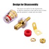 EIGHTNOO 4mm Banana Plug Socket Connector Binding Post for Amplifier