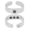 Prevent Snoring Ring Breath Aid Reusable Titanium Steel Adjustable Acupressure