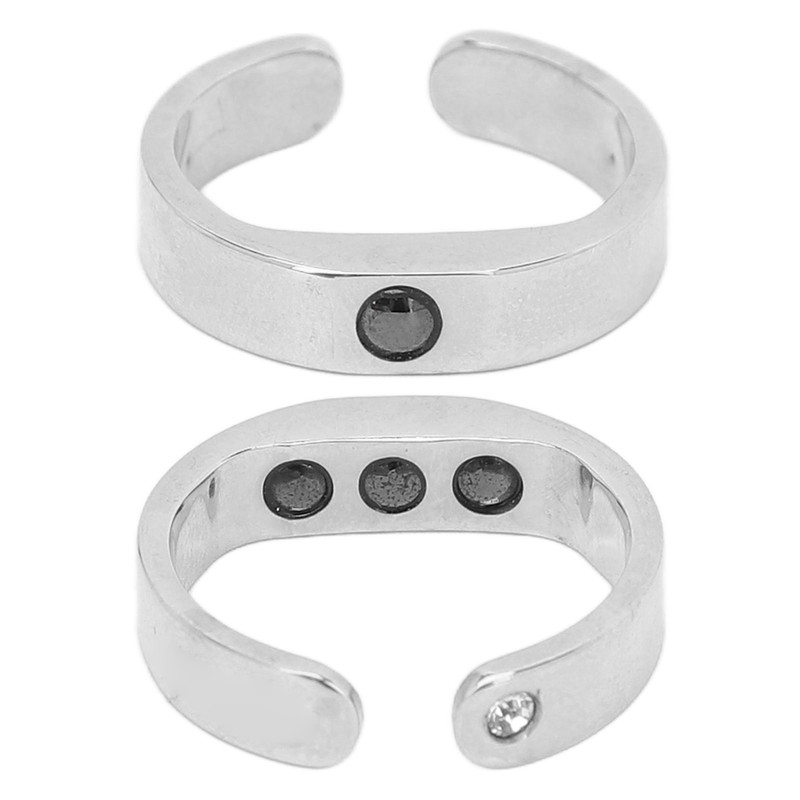Prevent Snoring Ring Breath Aid Reusable Titanium Steel Adjustable Acupressure