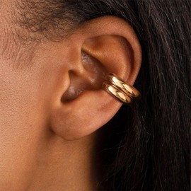 Ear Cuffs Non Piercing for Teen Girl Gifts Trendy Stuff 14k Gold Plated Ear Cuff for Non Pierced Ears Clip on Cartilage Earring Fake Earrings Hnadmade Jewelry