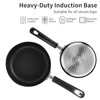 HooJay Nonstick Saucepan Set with Lid, Non Stick 1.5QT &