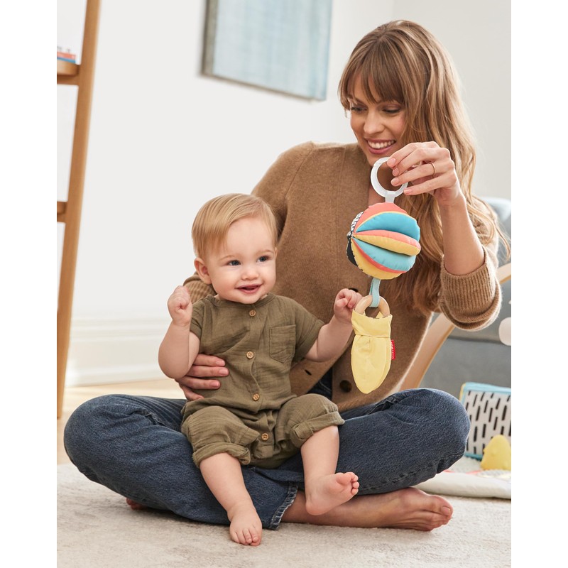 Skip Hop 3-in-1 Baby Activity & Teether Stroller Toy, Montessori