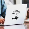 CafePress I Save Super Power Sticker Square Bumper Sticker Car