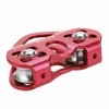 30KN Dual Pulley Zip Line Rescue Cable Trolley Outdoor Rock