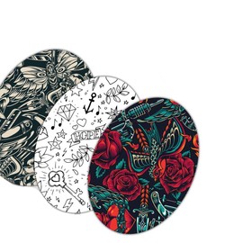 GrifGrips CGM Adhesive: Tattooed Combo (No Cut)